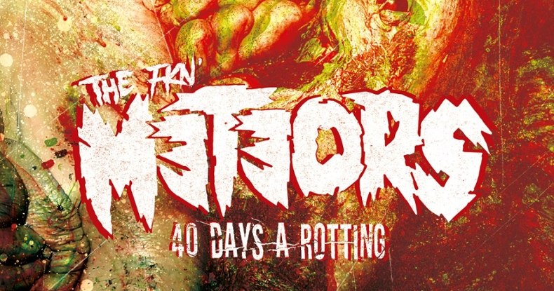 The Meteors 40 Days a Rotting Tour Poster 2025
